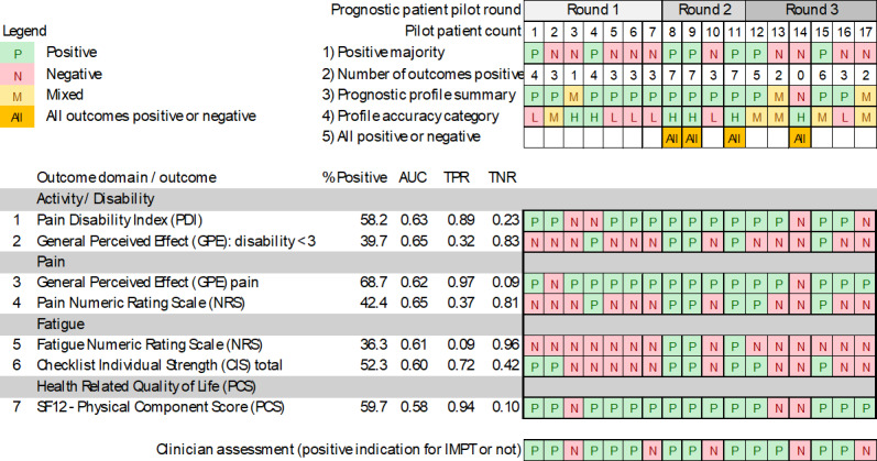 Machine Learning Clinical Decision Support for Interdisciplinary Multimodal Chronic Musculoskeletal Pain Treatment: Prospective Pilot Study of Patient Assessment and Prognostic Profile Validation.