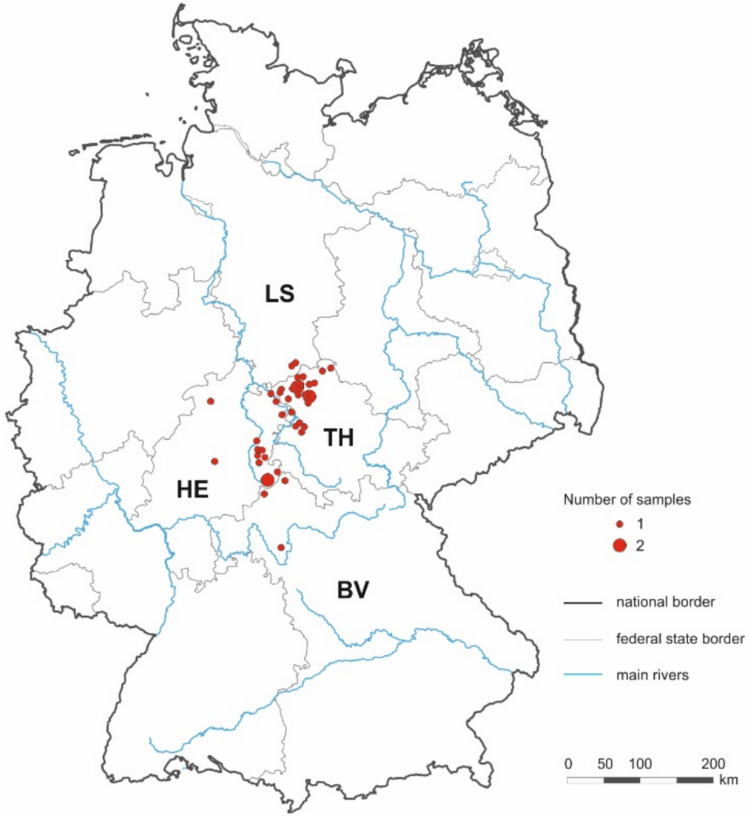Molecular analysis of blood-associated pathogens in common ravens (Corvus corax) from Germany.