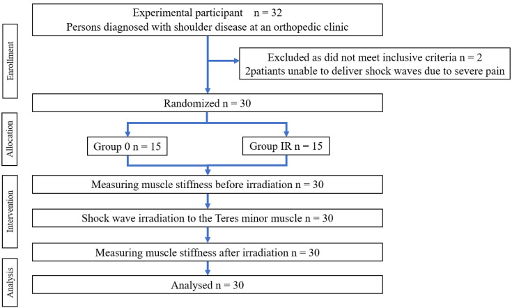 Effect of extension on stiffness of the teres minor muscle following extracorporeal shock wave therapy for frozen shoulder: a double-blind, randomized, controlled trial.