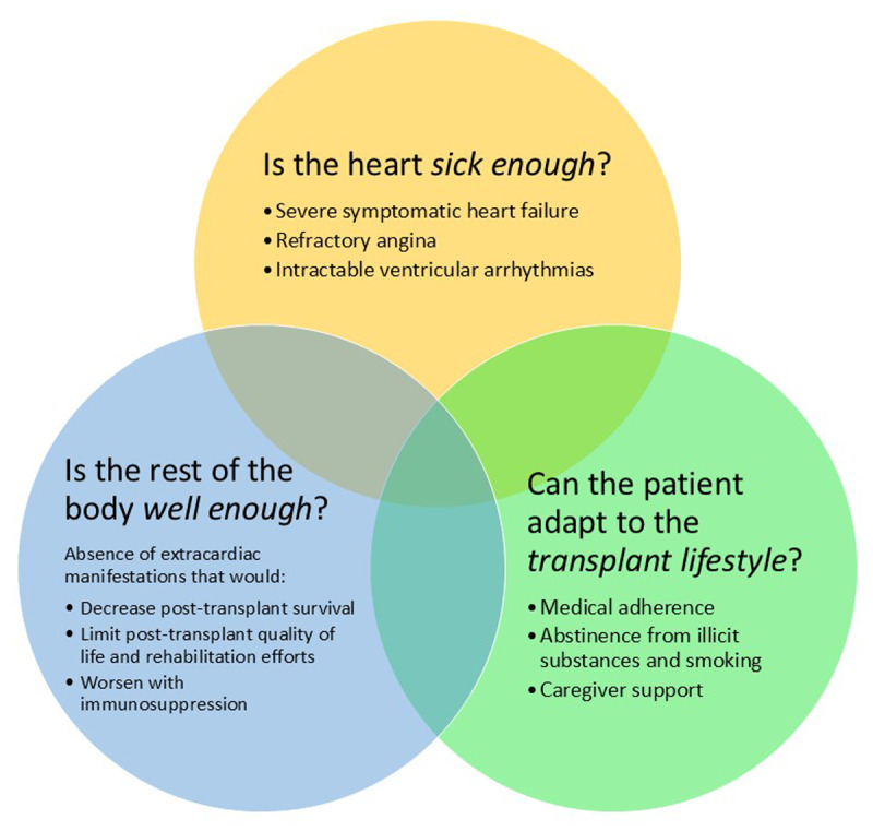 Who is the Candidate? The Heart Transplant Evaluation Process.