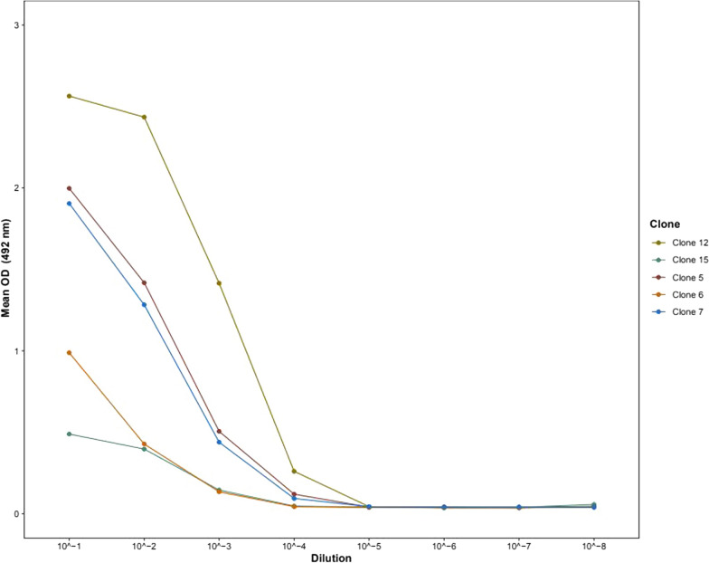 Development of monoclonal antibodies against SARS-CoV-2 nucleocapsid protein for COVID-19 antigen detection.