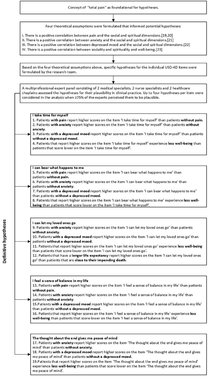 Validating the socio-spiritual items of the Utrecht Symptom Diary-4 Dimensional: Content and construct validity.