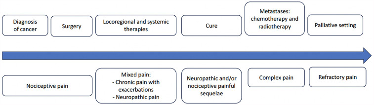 Pre-adaptative and adaptative management of multimorphic cancer pain: the keys to optimizing the patient's journey.