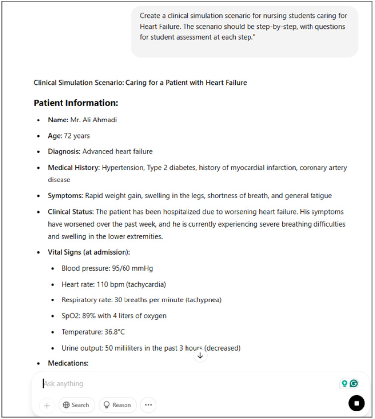 Effectiveness of ChatGPT for Clinical Scenario Generation: A Qualitative Study.