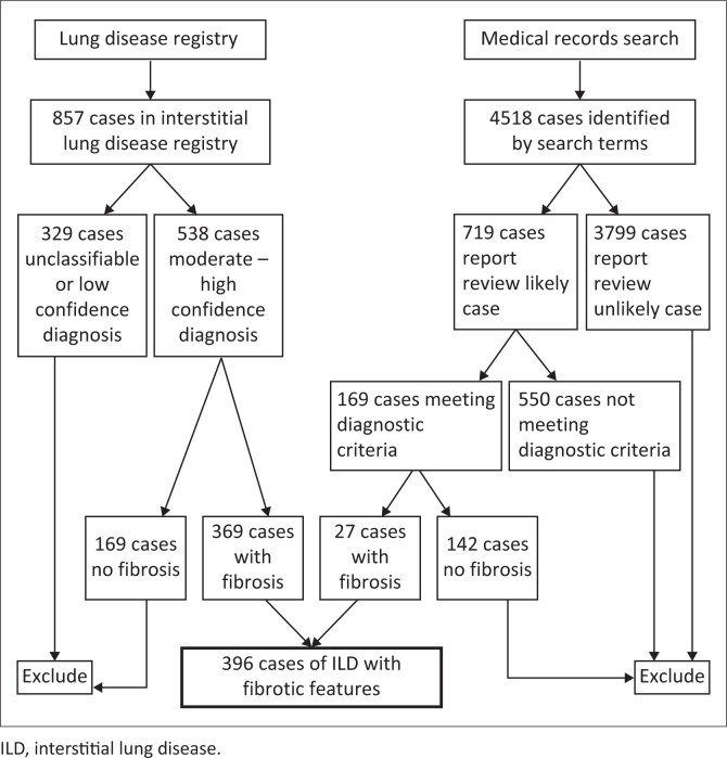 Frequency of imaging phenotypes of pulmonary interstitial fibrosis.