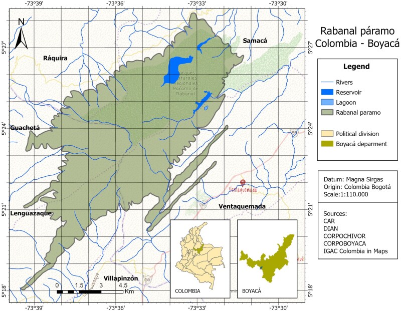 A systematic review of ecosystem services in the Rabanal páramo (Colombia).