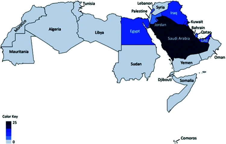 Clinical studies on anti-obesity medications in Arab countries.