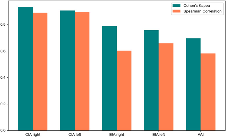 Accuracy of segment anything model for classification of vascular stenosis in digital subtraction angiography.