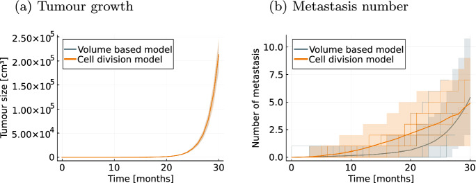 A stochastic modelling framework for cancer patient trajectories: combining tumour growth, metastasis, and survival.