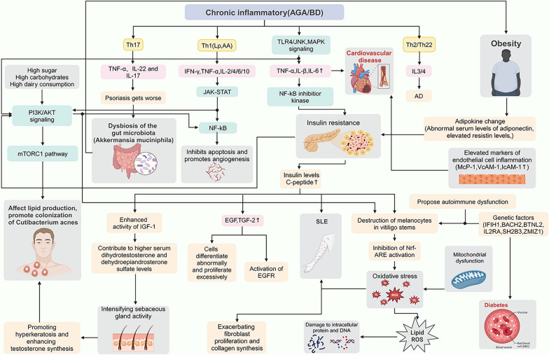 Metabolic syndrome and dermatological diseases: association and treatment.