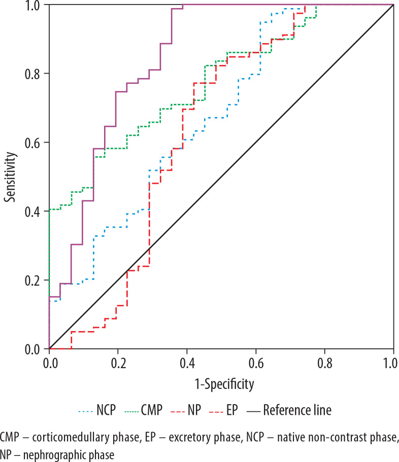 Differentiation of solid and cystic small renal masses: the role of multiphase CT markers in predicting malignant histology, subtype, and grade.
