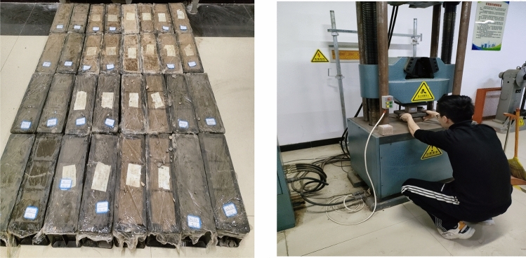 Mechanical properties and damage model of alkali activated polymer solidified soil containing coal gangue powder.