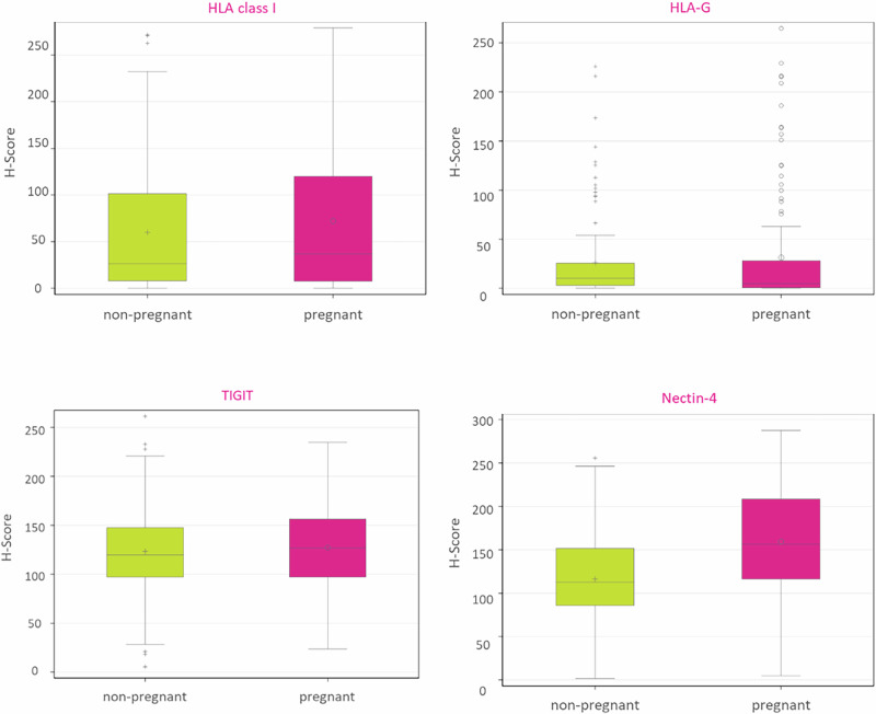 Effects of pregnancy on breast cancer immunology: immune biomarker and TIL quantification.