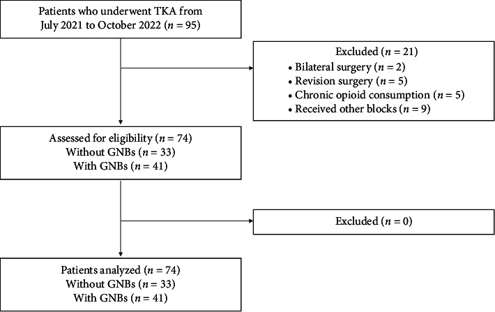 The Role of Genicular Nerve Blocks in Enhancing Postoperative Pain Management After Total Knee Arthroplasty: A Retrospective Study.