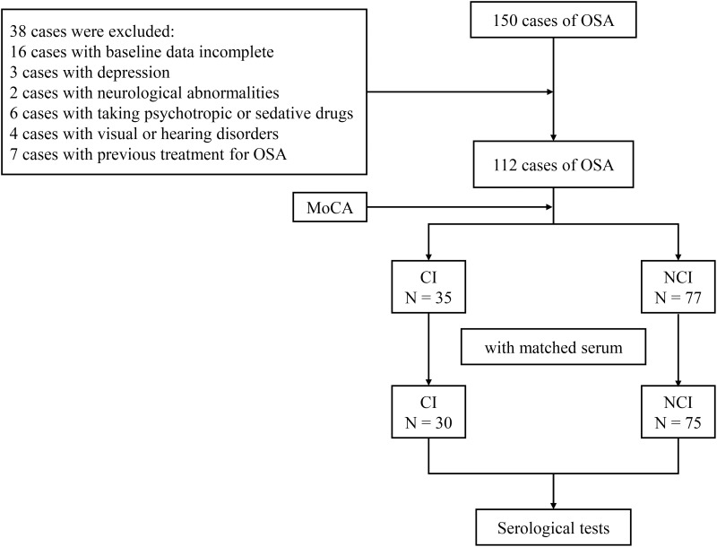 Relationship between Serum Neurotransmitters and Cognitive Impairment in Adults with Obstructive Sleep Apnea.