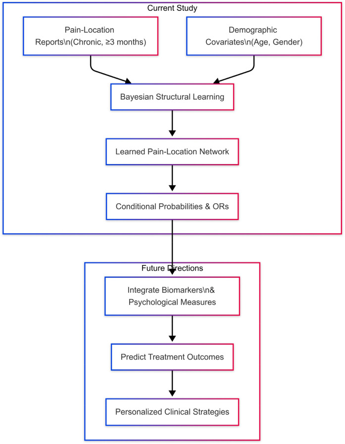 Modeling chronic pain interconnections using Bayesian networks: insights from the Qatar Biobank study.