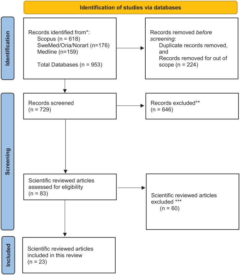 Children as next of kin's experiences, practices, and voice in everyday life: a systematic review of studies with Norwegian data (2010-2022).