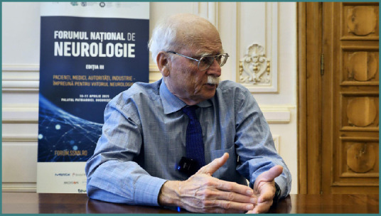 Interview with Professor Marc Fisher, past president of the World Stroke Organisation, at the 3<sup>rd</sup> National Neurology Forum in Bucharest, Romania.