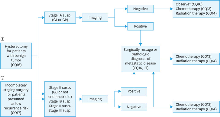 Japan Society of Gynecologic Oncology 2023 guidelines for treatment of uterine body neoplasm.