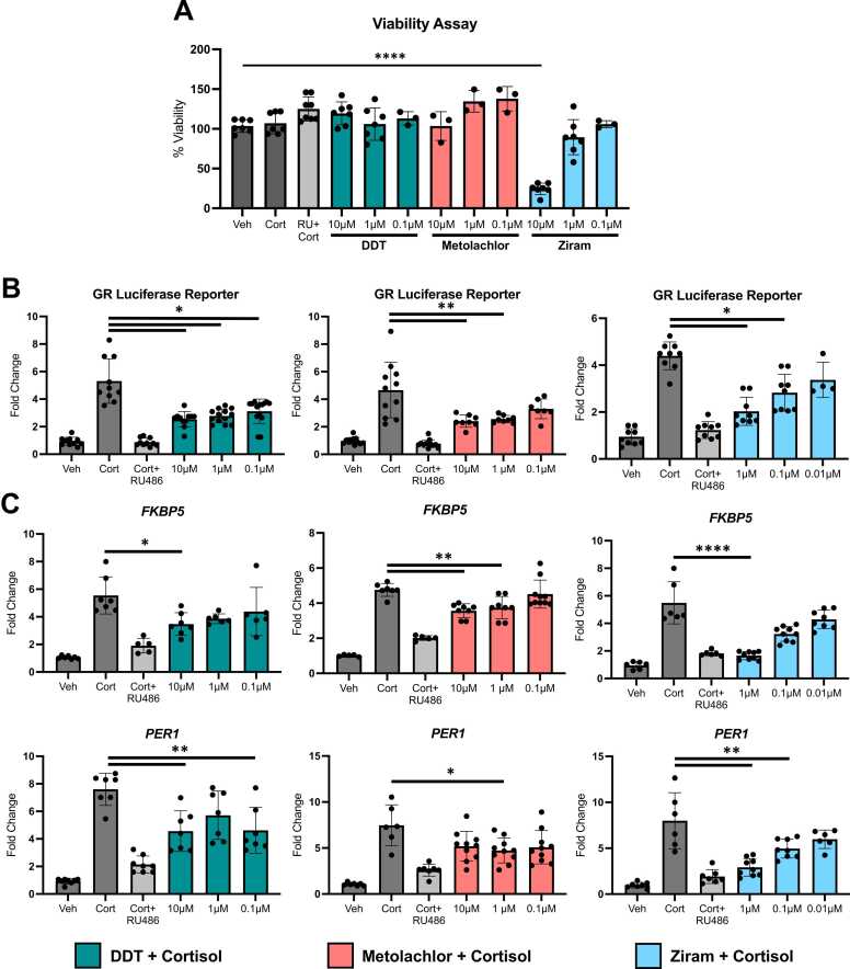 <i>In vitro</i> to <i>in vivo</i> evidence for chemical disruption of glucocorticoid receptor signaling.