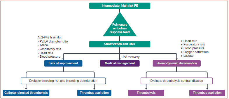 Role of Transcatheter Treatment in Intermediate-to High-risk Pulmonary Embolism.