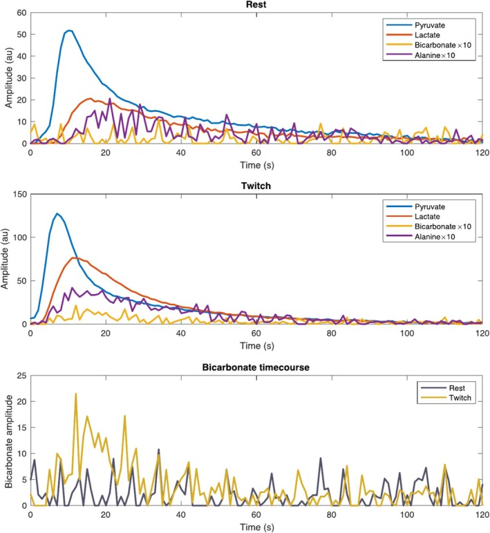 Hyperpolarized <sup>13</sup>C-MRS can Quantify Lactate Production and Oxidative PDH Flux in Murine Skeletal Muscle During Exercise.