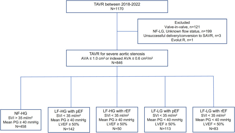 Clinical Outcomes of Transcatheter Aortic Valve Replacement in Patients with Various Flow-Gradient and Ejection Fraction Profiles.