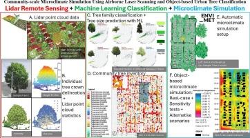 Community-scale microclimate simulation using Airborne Laser Scanning and object-based urban tree classification
