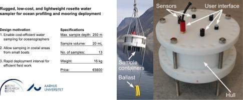 Rugged, low-cost, and lightweight rosette water sampler for ocean profiling and mooring deployment