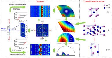 Reversible detwinning and texture evolution in a nanocrystalline NiTi alloy during deformation