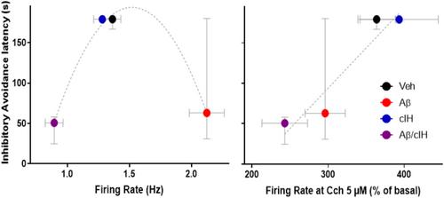 Combined Effects of Intermittent Hypoxia and Amyloid Beta on Hippocampal Activity, Its Cholinergic Modulation, and Memory