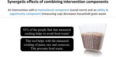 A field study on the reduction of household grain waste: The effects of social norms and measuring cups