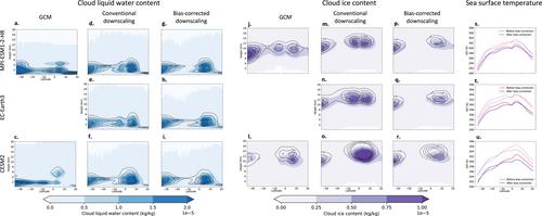 Assessing Cloud Feedbacks Over the Atlantic With Bias-Corrected Downscaling