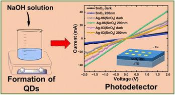 Tuning the physical properties of SnO2 quantum dots via Ag-doping for fabricating efficient photodetectors†