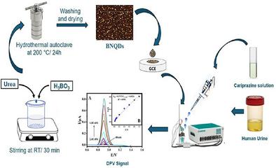 Development of a Highly Sensitive Electrochemical Sensor for Detecting the Antipsychotic Agent Cariprazine in Pharmaceutical Capsules and Biological Fluids Using Boron Nitride Quantum Dots