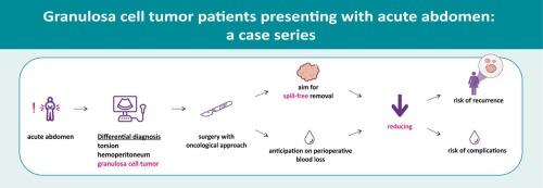 Granulosa cell tumor patients presenting with acute abdomen: a case series