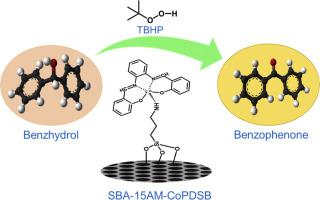 Heterogenization of N,N'-bis(salicylidene)-1,2-phenylenediaminocobalt(II) onto functionalized SBA-15 for oxidation of alcohols
