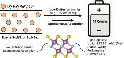 Exploring the potential of 2D Sc2NX2 MXene as an anode material for metal-ion (Li+, Na+, Mg2+, and Ca2+) batteries: A DFT study
