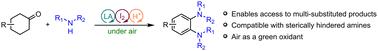 Aerobic oxidative synthesis of o-phenylenediamines from cyclohexanones†