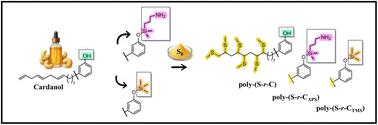 Tuning the properties of polysulfides using functionalised cardanol crosslinkers†