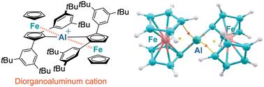 Structural characterization of a dicoordinated bis(ferrocenyl)aluminum cation†‡