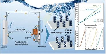 Morphology-controlled Cu2SnS3 quantum dot-sensitized solar PEC cells for efficient hydrogen production†