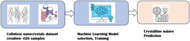 Machine learning assisted preparation of highly crystalline cellulose nanocrystals: lessons from cellulose sources and reaction conditions†