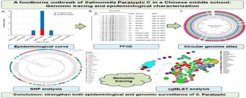 A foodborne outbreak of Salmonella Paratyphi C in a Chinese middle school: Genomic tracing and epidemiological characterization