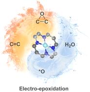 Electro-epoxidation of ethylene and propylene using atomic active oxygen derived from water electrolysis on IrN4 site in graphene at a lower applied potential and over a wide potential range†