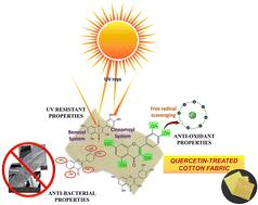 A facile and sustainable method for integrating bio-based quercetin into cotton structures to impart multifunctionality: a thorough study on the effects of treatment conditions†