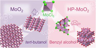 Mechanistic insights into solvent-guided growth and structure of MoO2 nanoparticles in solvothermal synthesis†