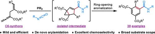 Phosphine-Mediated de Novo Arylamidation of α-Allylic Allenoates and Isocyanates via Bicyclo[3.1.0]hexene Access to Aryl Amides