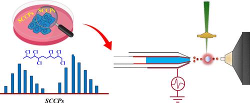 Nanospray Laser-Induced Plasma Ionization Mass Spectrometry for Analysis of Trace Short-Chain Chlorinated Paraffins in Single Cells