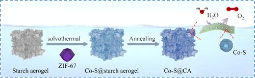 Construction of ZIF-67-Derived Cobalt Sulfide@Carbon Aerogel toward Interface-Enhanced Electrochemical Activities for the Oxygen Evolution Reaction